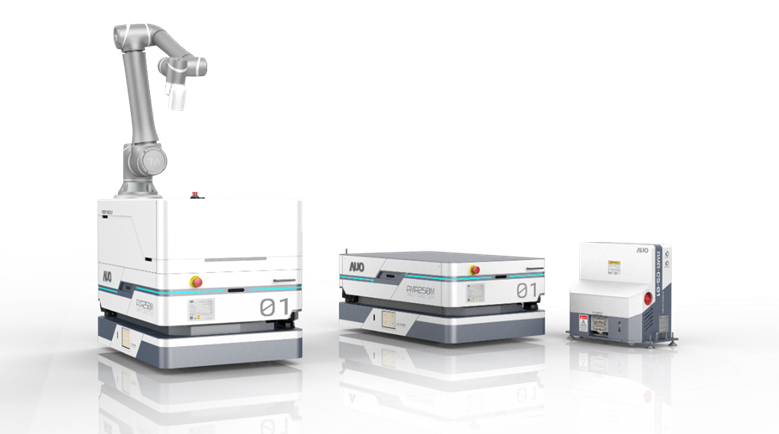 88858cc永利數位開發的自主式移動機器人（AMR250M），搭配全向輪並結合AI演算法、2D LiDAR、3D攝影機等技術，協助客戶實現產線全自動化